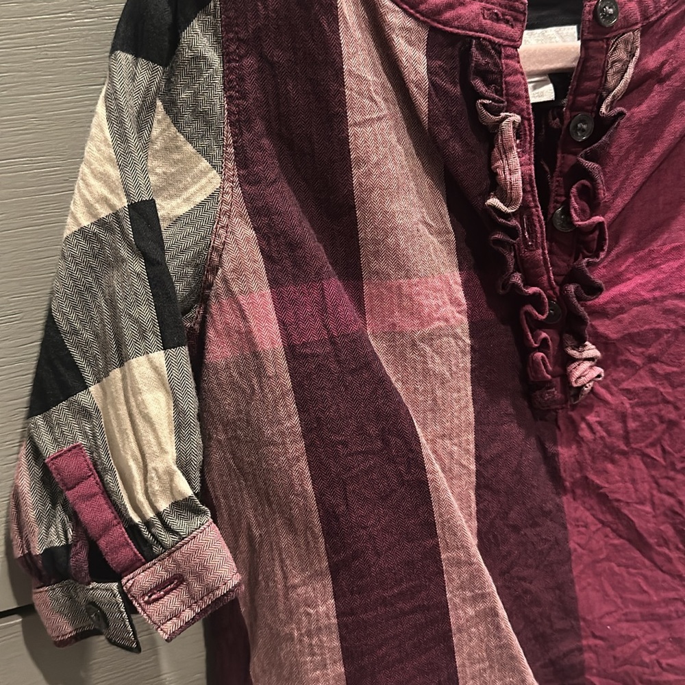 Burberry Toddler Purple Tunic Blouse Size 3T - Picture 2 of 3